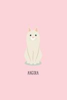 Angora Cat: Notebook 120-Page Lined Journal for Cat Lovers 1979078688 Book Cover