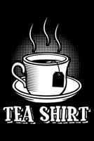 Tea Shirt: Lined A5 Notebook for Coffee Journal 1696862892 Book Cover