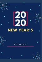 Happy New Year 2020: Lined notebook 167599028X Book Cover