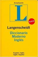 Langenscheidt Standard Dictionary Diccionario Moderno(Espanol/English) Plain 088729054X Book Cover