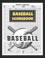 Baseball Scorebook: 120 Pages Baseball Score Record Keeper Book, Baseball Scoring Book B0841Z65VV Book Cover