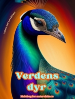 Verdens dyr - Malebog for naturelskere - Kreative og afslappende scener fra dyreverdenen: En kollektion af kraftfulde designs, der hylder dyrelivet B0CP8KNH27 Book Cover