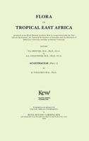 Flora of Tropical East Africa: Acanthaceae Part 1 1842462172 Book Cover