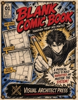Blank Comic Book: Premium Comic Page Templates for Drawing, Storytelling, Manga Panels, and Visual Practice 836839158X Book Cover