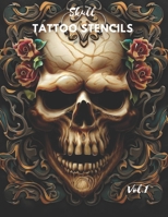 New school tattoo stencils.vol.1 skull B0C6W6TY5S Book Cover