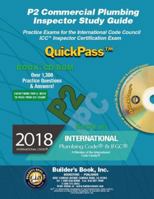 P2 Commercial Plumbing Inspector QuickPass Study Guide Based On 2018 IPC & 2018 IFGC 1622702212 Book Cover
