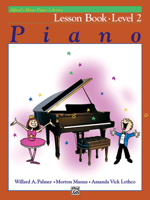 Alfred's Basic Adult Piano Course : Lesson Book, Level Two 0882848127 Book Cover
