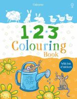 123 Colouring Book with Stickers 1409507408 Book Cover