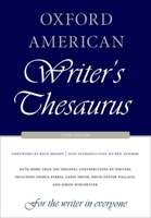 The Oxford American Writer's Thesaurus 0199829926 Book Cover