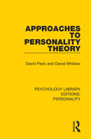 Approaches to Personality Theory (Essential Psychology) 0367135906 Book Cover