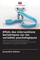 Effets des interventions bariatriques sur les variables psychologiques (French Edition) 6209913857 Book Cover