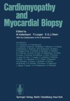 Cardiomyopathy and Myocardial Biopsy 0387084746 Book Cover