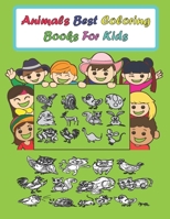 Animals best coloring books for kids: Big Activity Workbook for kids, grils & boys, animals coloring book B08JDX79W2 Book Cover