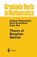 Theory of Bergman Spaces 1461267897 Book Cover