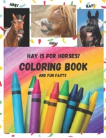 Hay Is For Horses! Coloring Book: And Fun Facts B09BZV1TJ2 Book Cover