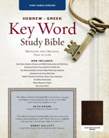 The Hebrew-Greek Key Word Study Bible: KJV Edition, Brown Genuine Goat Leather 1617155497 Book Cover