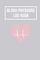 Blood Pressure Log Book: Monitor your Blood Pressure up to 4 times a day with this handy log book! 1696595835 Book Cover