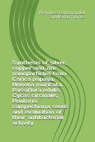 Synthesis of silver, copper and zinc nanoparticles from Carica papaya, Annona muricata, Passiflora edulis, Cycas circinalis, Pouteria campechiana seeds and evaluation of their antibacterial activity 1983152307 Book Cover