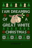 I�am dreaming of a great white Christmas: Notebook I Journal for writing I Composition Book I Squared paper / quad paper I with integrated page numbers l Narrow Ruled I Diary I 120 Pages I 6x9 I A5 I  1673720064 Book Cover