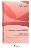 Les obstacles à la formation en entreprise (Savoirs) (French Edition) 2343102015 Book Cover