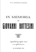 In Memoria di Giovanni Bottesini 1999866401 Book Cover