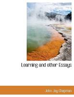 Learning, and other essays 9356717230 Book Cover