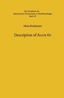 Handbook for Automatic Computation: Description of Algol 60 3662373599 Book Cover