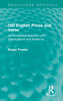 Old English Prose and Verse 1032225866 Book Cover