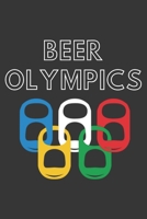 Beer Olympics Notebook: Lined Journal, 120 Pages, 6 x 9, Affordable Gift Journal Matte Finish 1704401267 Book Cover