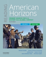 Reading American Horizons: Primary Sources for U.S. History in a Global Context 0197530893 Book Cover
