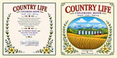 Country Life Coloring Book B0GZK796CX Book Cover