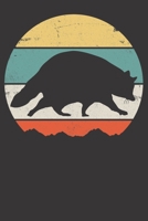 Notebook: Racoon College Ruled 6x9 120 Pages 1088693407 Book Cover