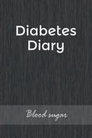 Diabetes Diary: Blood Sugar Low and High. Before and After for Breakfast, Lunch , Dinner, Bedtime. Daily For 52 weeks. With Daily Notes 1980338361 Book Cover