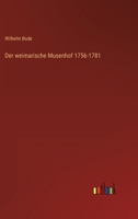 Der Weimarische Musenhof 1756-1781 1175955744 Book Cover