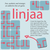 Linjaa: Fun, aesthetic and strategic: an addictive line art game 9063695039 Book Cover