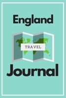 England Travel Journal: A Guided Travel Journal. 6 x 9 Vacation Diary With Prompts, Packing List, And Other Helpful Tools. Great Travel Book For Adults, Kids, And Teens. 1691064092 Book Cover