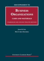 2020 Supplement to Business Organizations, Cases and Materials, Unabridged and Concise, 12th 1647080665 Book Cover