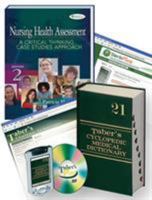 Package of Taber's Cyclopedic Medical Dictionary (Thumb-Indexed Version + Taber'splus DVD), 21st Edition + Nursing Health Assessment, 2nd Edition 0803621590 Book Cover