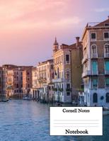 Cornell Notes Notebook: Venice Italy, Gondolas, Cornell Note Paper Taking Notes Journal for School Students College Ruled Lined Large Notebook, 8.5 x 11 in, 150 pages 1073531945 Book Cover