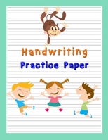 Handwriting Practice Paper: Pre K, Kindergarten, 100 Pages Notebook with Dotted Lined 1706110677 Book Cover