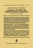 Lehrbuch Und Atlas Der Farbstoffverdunnungstechnik 3662122499 Book Cover
