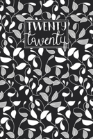 2020: A5 Diary Week on 2 Pages to View WO2P Planner Journal Horizontal Weekly Planner Monochrome Black, White, Leaves Branches Pattern 1706726961 Book Cover