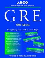 Gre: Graduate Record Examination : General Test (Arco Master the GRE CAT) 0133636313 Book Cover