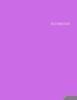 Notebook Lilac Cover: Lined Notebook - Size (8.5 x 11 inches) - 120 Pages 170213993X Book Cover