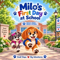 Milo’s First Day At School: A Sweet And Funny Picture Book About Starting School, Making Friends, And Being Brave (TALES, TAILS & MISCHIEF) B0HJH9FLWY Book Cover