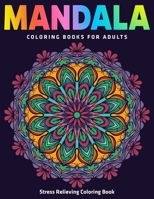 Mandala Coloring Books For Adults : Stress Relieving Coloring Book: New Edition 1670504190 Book Cover
