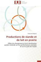 Productions de Viande Et de Lait En Prairie 3841740057 Book Cover