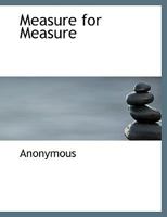 Measure for Measure 1018994734 Book Cover