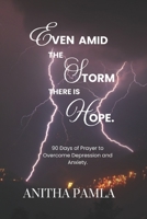 Even Amid the Storm, There Is Hope.: 90 Days of Prayer to Overcome Depression and Anxiety. B0DR1YJSK7 Book Cover