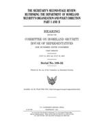The secretary's second-stage review: Pt. I and II 167748067X Book Cover